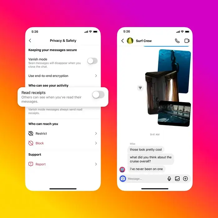 Instagram potvrdenia o prečítaní – nová funkcia pre súkromie