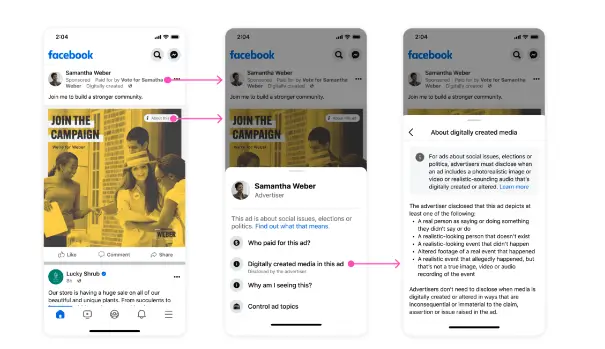 Meta AI ad rules – new labeling requirements for edited content