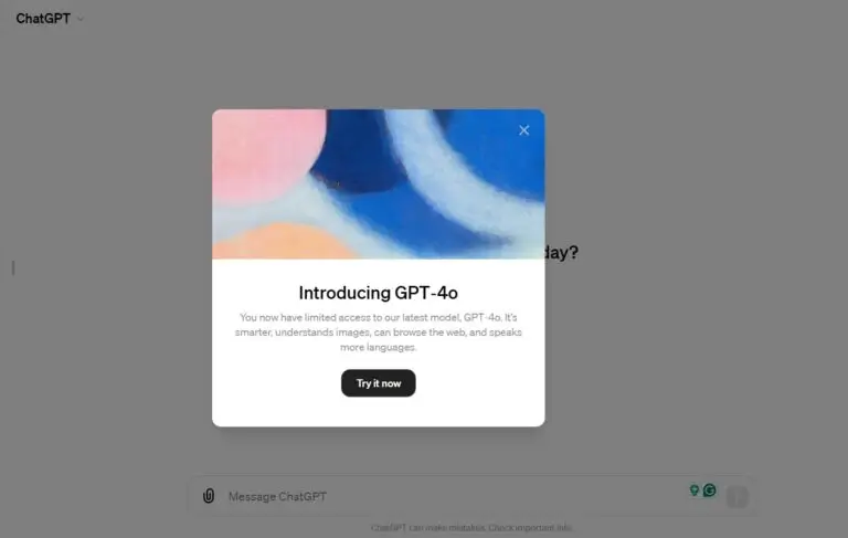OpenAI GPT-4o model with faster performance.