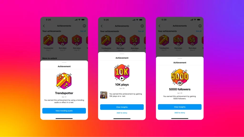 Instagram odmeny za výzvy