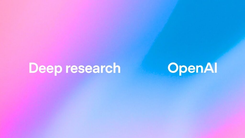 Scientist using Deep Research AI for data analysis