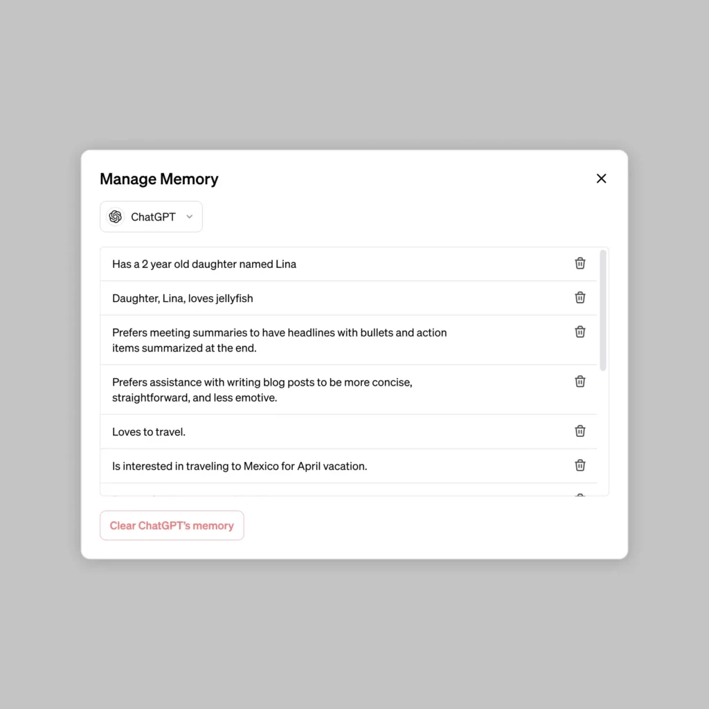 OpenAI tests memory feature for ChatGPT.