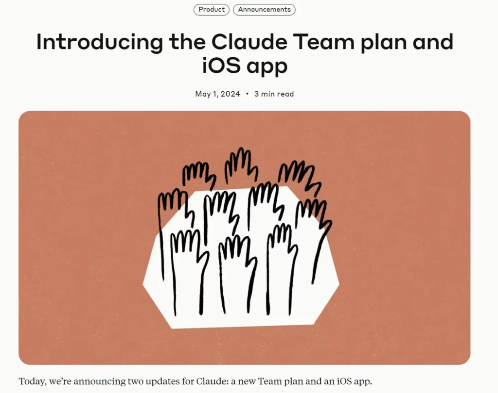 Anthropic's Claude AI for iOS users in Europe.