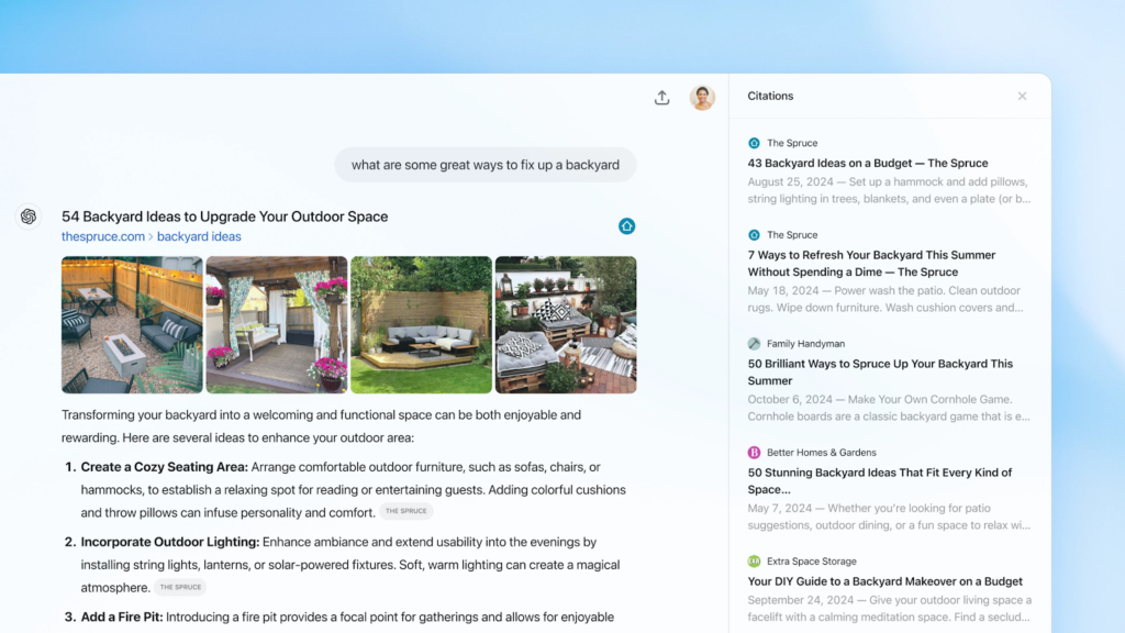 ChatGPT now browses the web to give specific, real-time information.