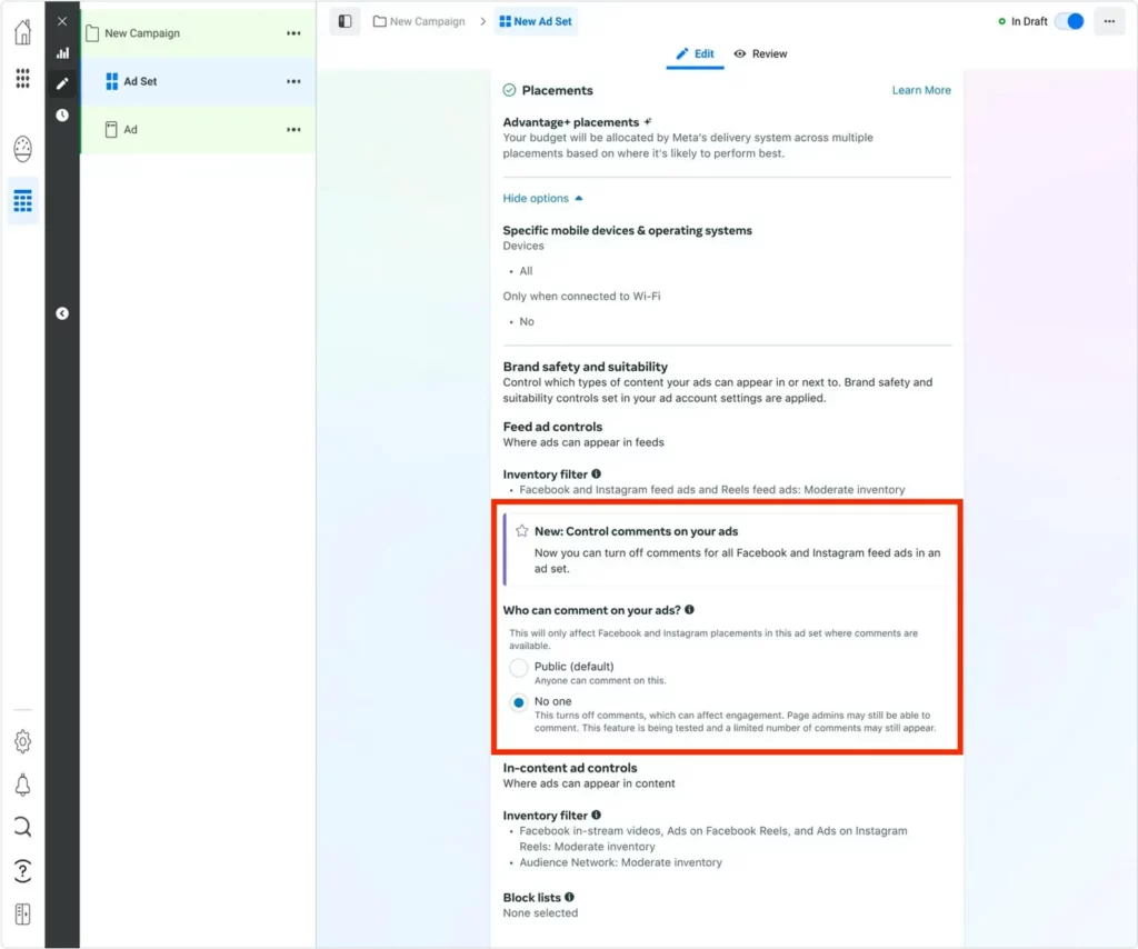 Meta zavádza možnosť vypnutia komentárov v reklamách na Facebooku a Instagrame.