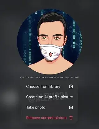 Instagram introduces AI-generated profile picture feature.