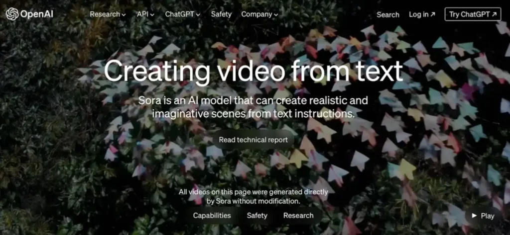 OpenAI Sora AI – nový model pre generovanie videí z textu