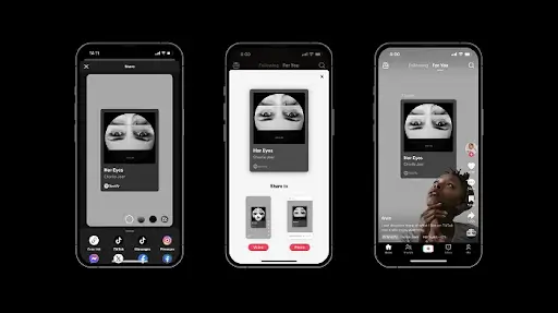 TikTok umožňuje pripojiť hudbu k Spotify a Apple Music.
